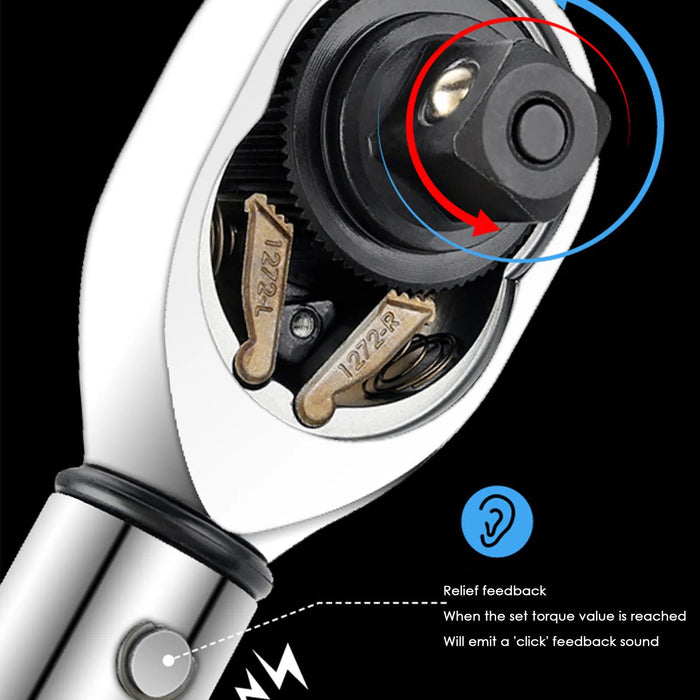 Force pro 21PC 1/4" Torque Wrench Set 2-22NM 2-Way Bicycle Bike Made in Taiwan
