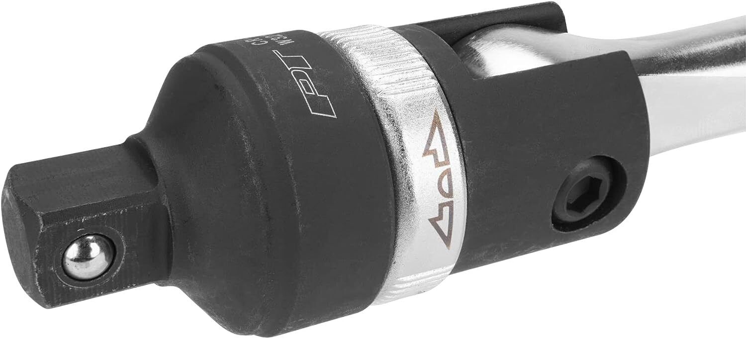 PK Tool 3/8 or 1/2 Cr-V Flex Head 24th Ratchet Breaker Bar 12/15/18/24" mmL