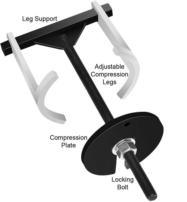 PK Tool Two Leg Transmission Clutch Spring Compressor - with Adjustable Claw Dia