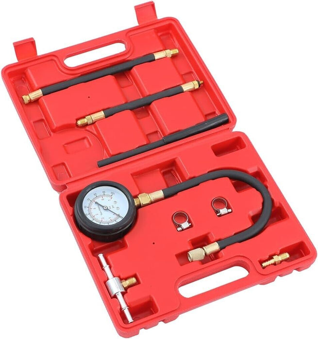 Fuel Injection Pump Pressure Gauge Tester Gasoline Diagnostic Toolkit for Petrol