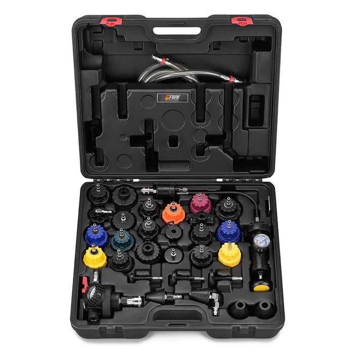 PRO 33PC Master Radiator Pressure Tester & Vacuum Type Cooling System Refill Kit