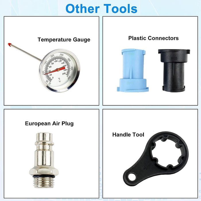 PRO 33PC Master Radiator Pressure Tester & Vacuum Type Cooling System Refill Kit
