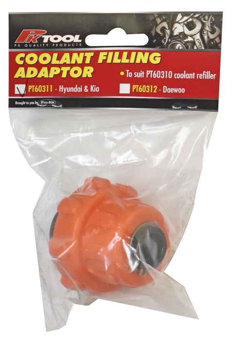 Forces pro Radiator Pressure Tester Threaded Tank Adaptor (Nylon) Hyundai & Kia