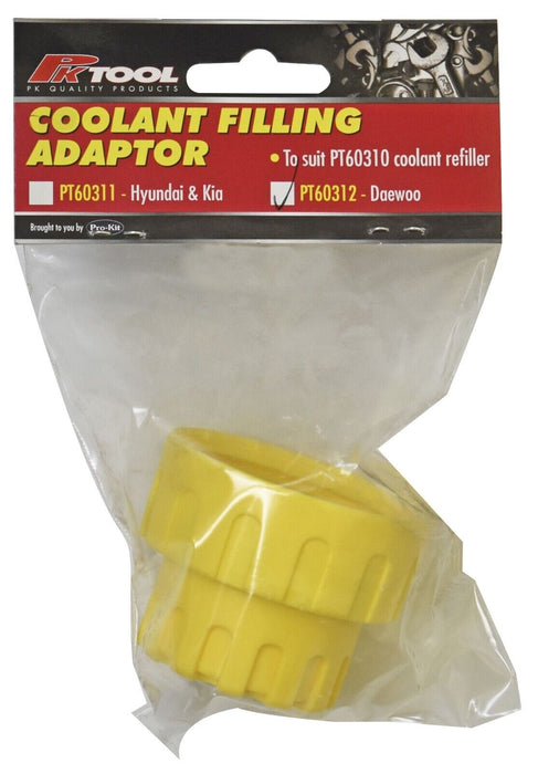 Force pro Radiator Pressure Tester Threaded Tank Adaptor DAEWOO Refill Tool