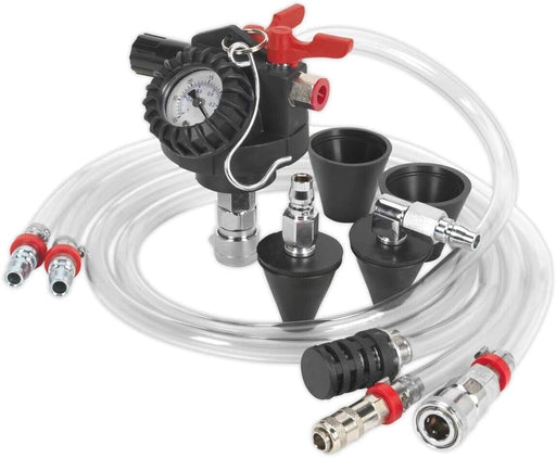 PK Tool 6 Pc Radiator Vacuum Coolant Refilled Hoses  with 4PC Adaptors - FISHER DISCOUNT
