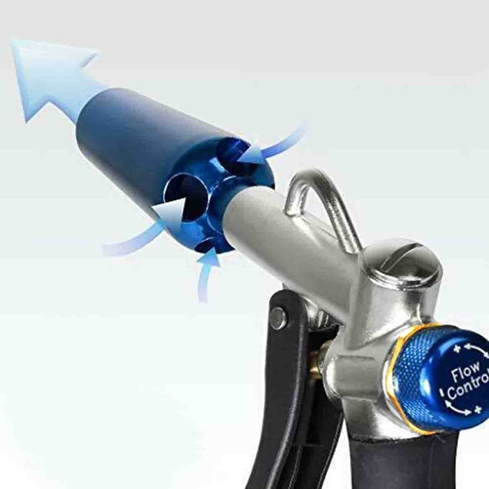 HIGH VOLUME 2WAY AIR BLOWER DUSTER GUN BLOWING DUST GUN FLOW RATE CONTROL