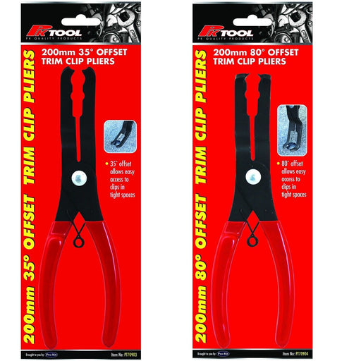 PK Tool 30/80 Degree Offset Push Pin Clip Trim Removal Plier - Fast & Easy - FISHER DISCOUNT