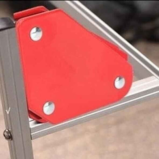 3pc Magnetic Welding Square Holder & EARTH CLAMP SET 45 90 135° Corner magnets - FISHER DISCOUNT