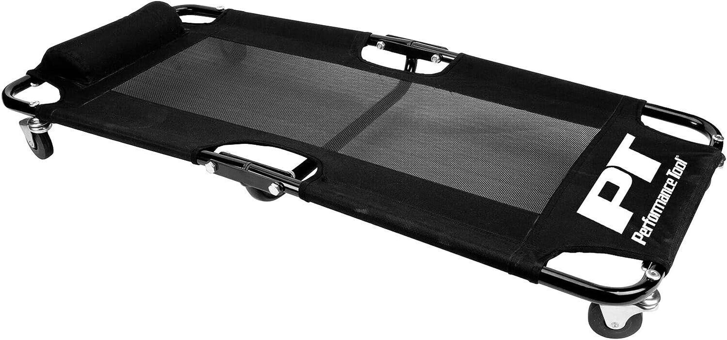 Folding Creeper Mechanic Stool Seat  Garage Repair Trolley Laying  Workshop