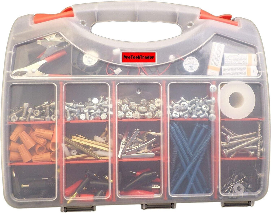 36 Double SideCompartment Storage Organiser Plastic Tool Box  Case Organizer Bin