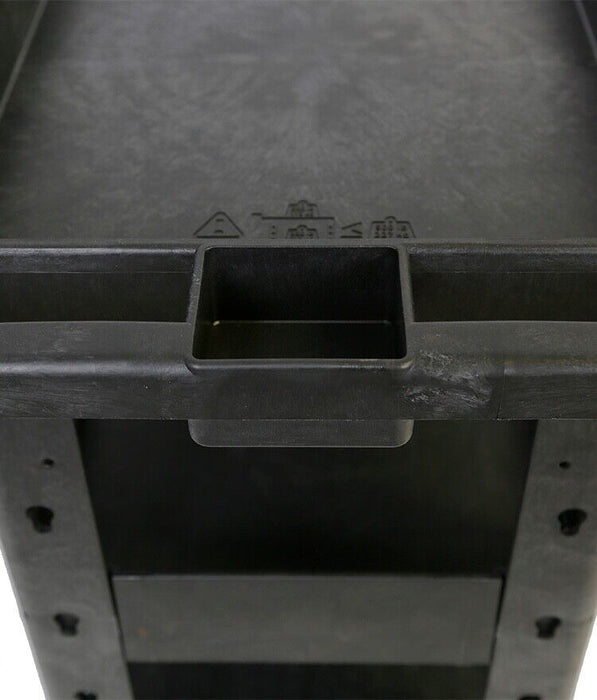 Force pro   LightweigtCOMPOSITE HEAVY-DUTY Plastic Workshop Trolley 3 Tool Trays