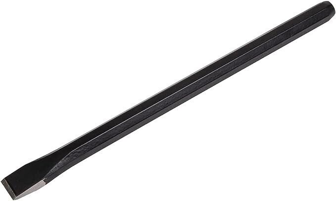 PK Tool 300mm Cold Chisel - 25mm Hex Ideal for Scoring & Cutting Carbon Steel