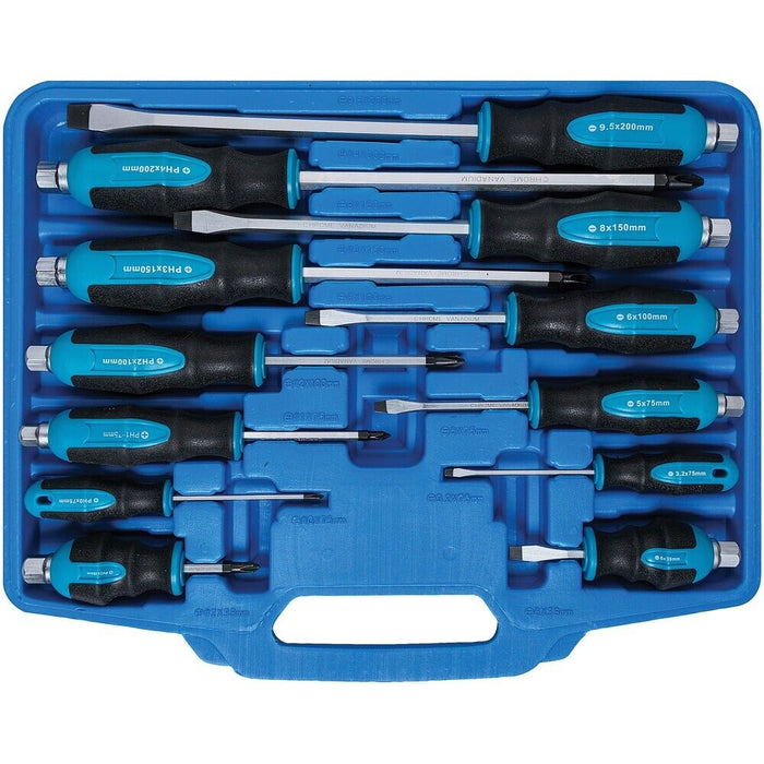 Force pro Screwdriver Set 12 Piece Go Through in X-Case SP34020