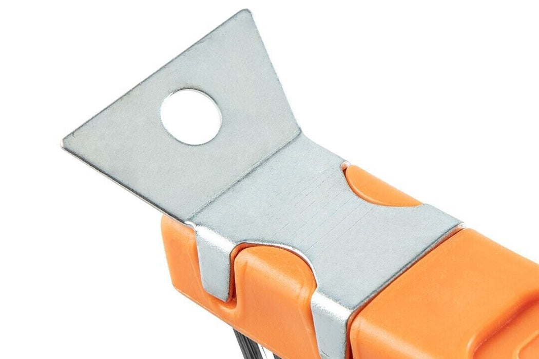 PK Tools -  35cm (14”) 3 ROW STEEL WIRE BRUSH with SCRAPER