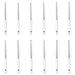 38pc Industrial Wire Brush Set |1/4" Hex Shank Long Ext. Stainless Steel Nylon - FISHER DISCOUNT