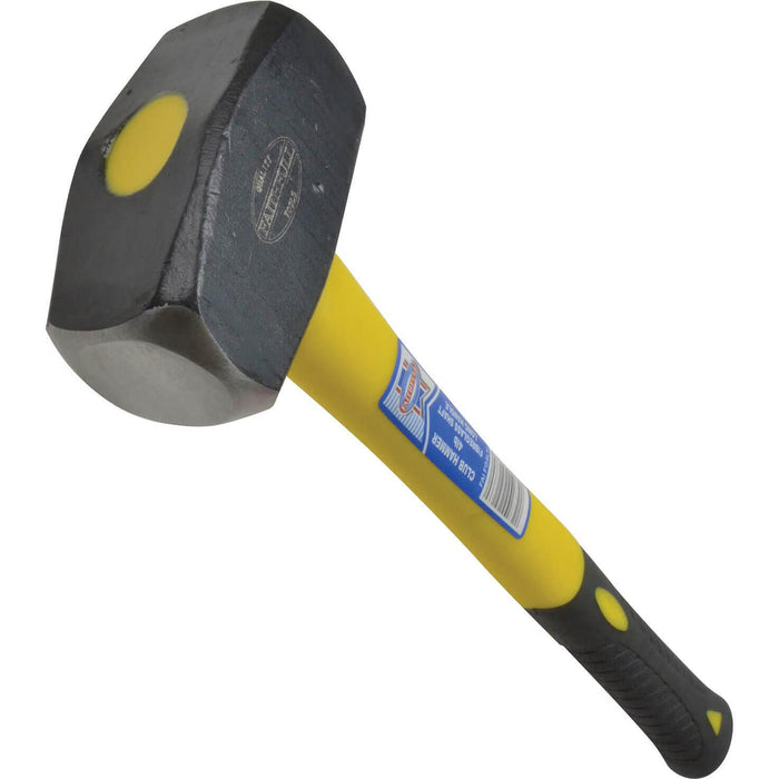 PK TOOLS Sledge Club Stoning Hammer Fibreglass Handle 3LB/1.36kg 36cm