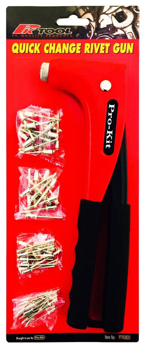 PKTool Quick Change Rotatable Nose Piece  2.4, 3.2, 4 & 4.8mm 40 Rivets