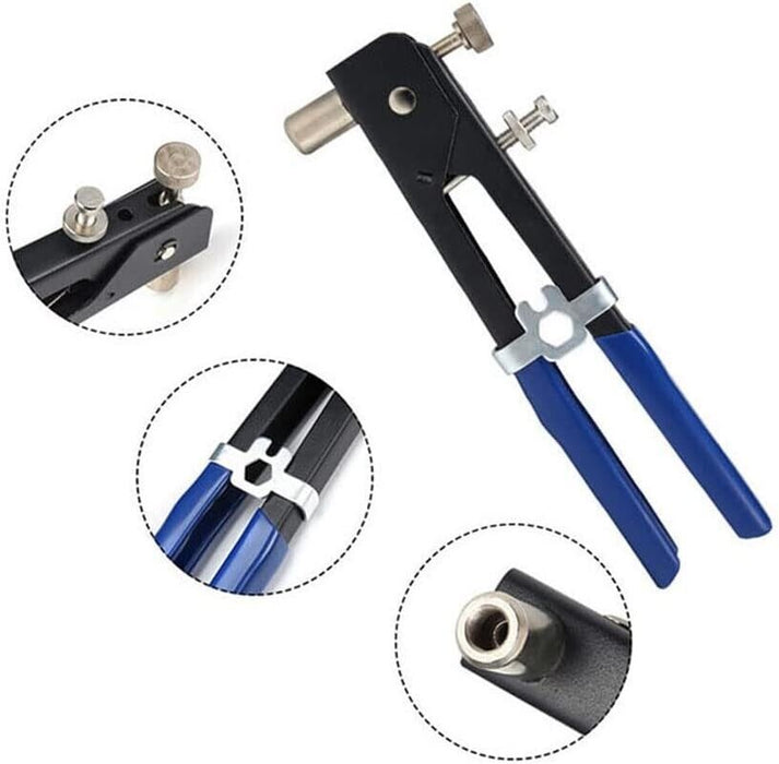 PK TOOLS 86PC Set Nut Rivet Wrench Riveter w/ Rivet Nut Inserts M3-M8