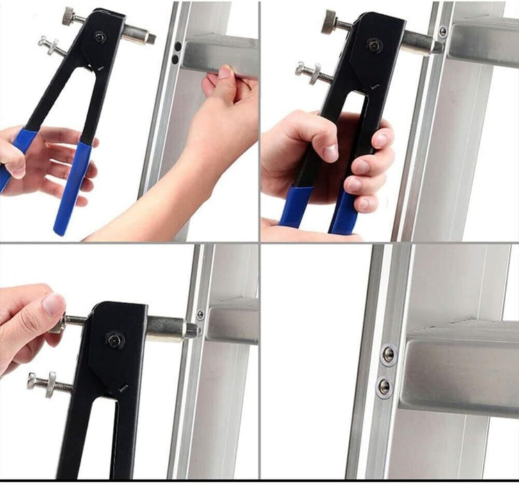 PK TOOLS 86PC Set Nut Rivet Wrench Riveter w/ Rivet Nut Inserts M3-M8