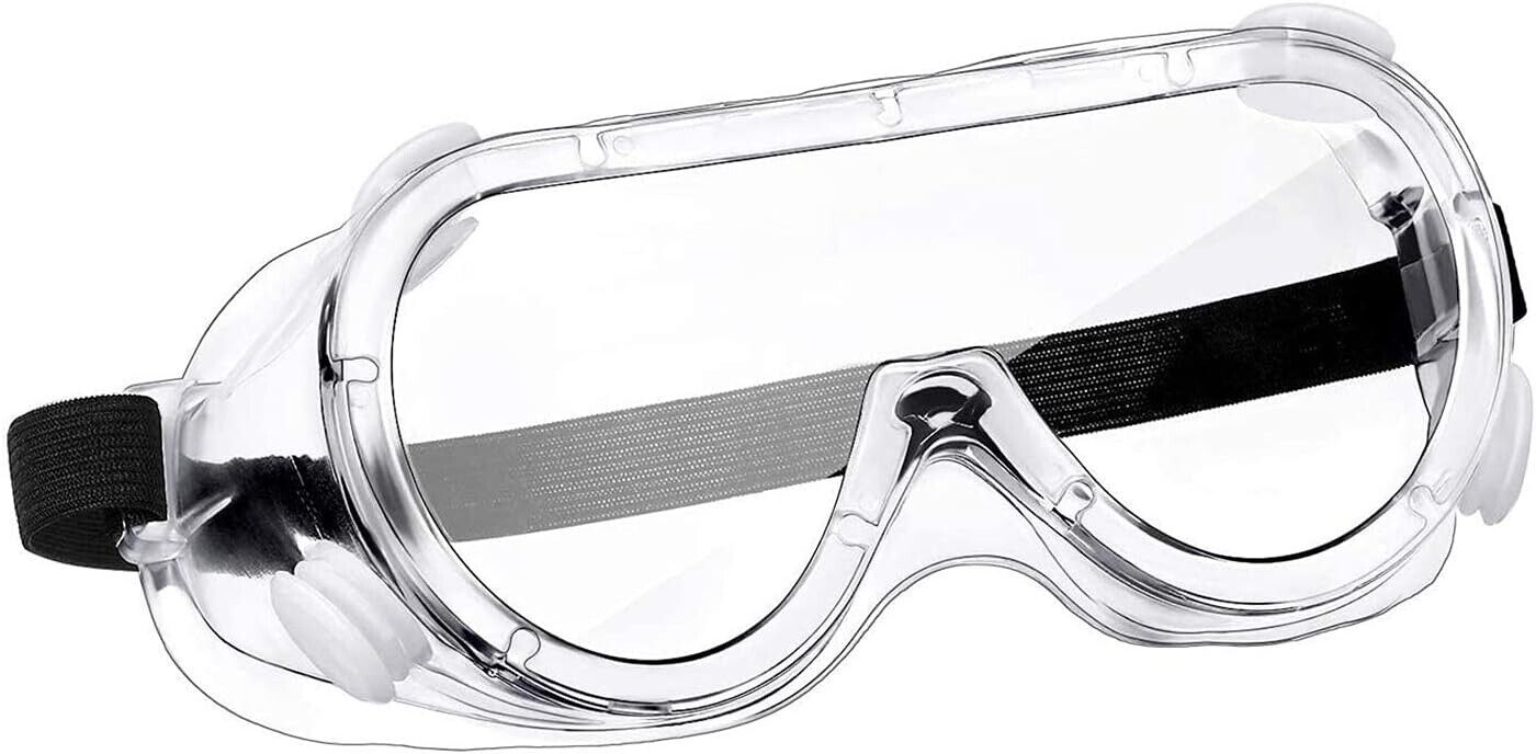 Safety Goggles Protective Glasses Lab Work Safety Elastic Belt Clear Air Vent