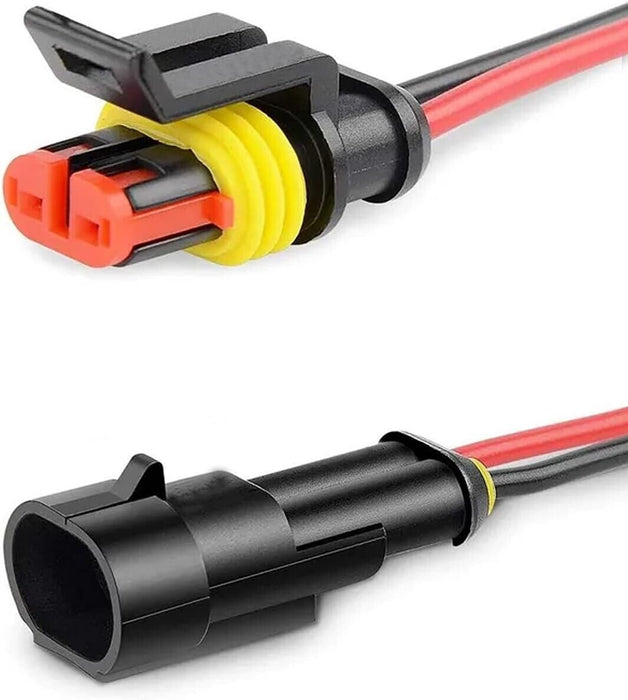 240Pcs Car Automotive Electrical Wire Connector Plug 1-6 Pin Waterproof Kit Set