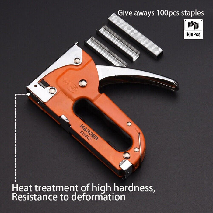 Harden 3 Way Heavy Duty Staple Gun Kit With 600pcs nails