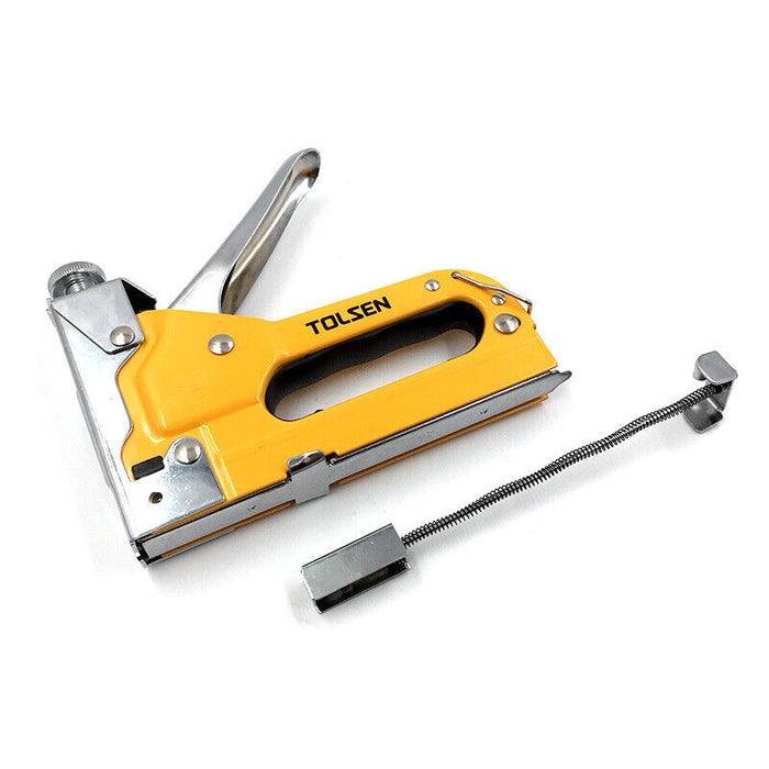 TOLSEN Staple Gun 4-14mm | Powder Coated Surface | Use with Rapid 530/Arrow Jt21