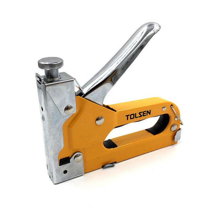 TOLSEN Staple Gun 4-14mm | Powder Coated Surface | Use with Rapid 530/Arrow Jt21