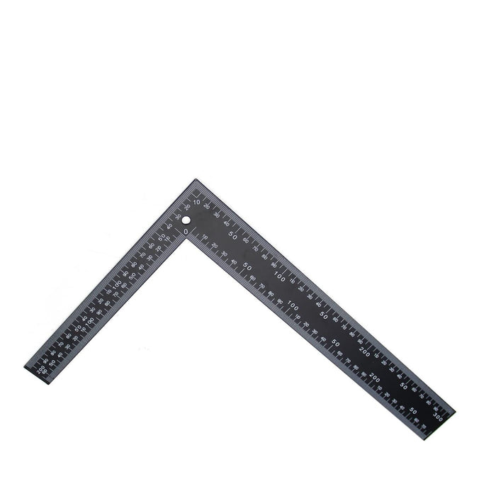 Steel Tri Framing Set Try Square Right Angle Straight Edge L Ruler 20x30cm 8x12