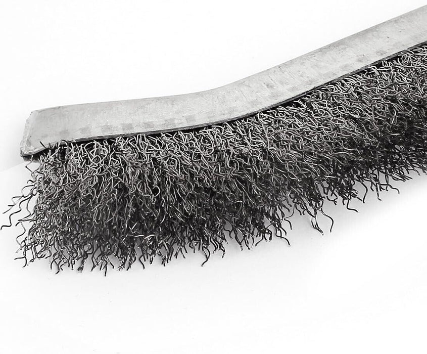 Force pro 10PC 25cm (10”) 10mm SINGLE ROW STEEL WIRE BRUSHES