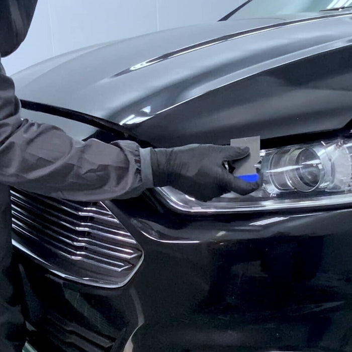 PK TOOLS 4pcs Car Body Filler Putty Paint Scrapers Spreader Set Steel Blade