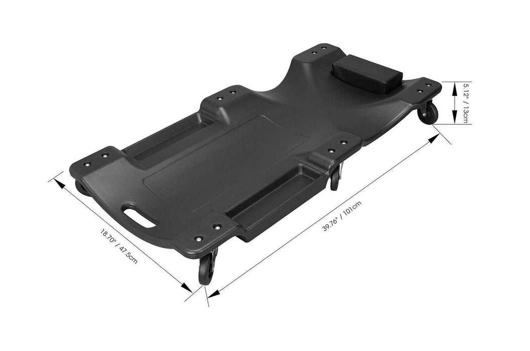 PK Tool 102cm 40" Ergo Plastic Creeper - 102 x 48 x 12cm Maximum Weight 100KG