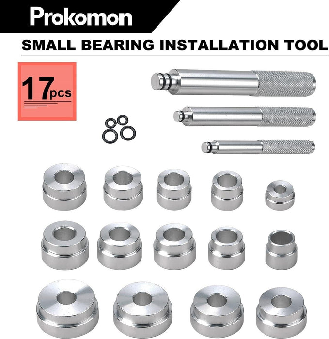 PK TOOLS 17PC Aluminium Wheel Bearing Race Seal Bush Driver Installer Set  Kit