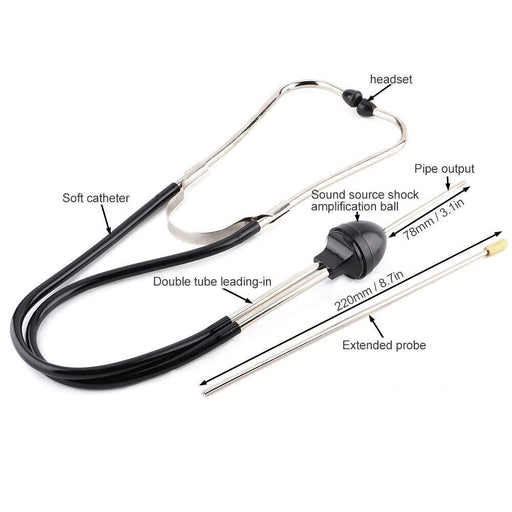 Mechanic's Stethoscope Diagnostic Tester Tool Automotive Mechanic Stethoscope - FISHER DISCOUNT