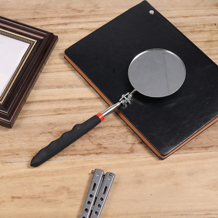 PK TOOLS 360 dge rotation 55mm (2 1/4”) TELESCOPIC INSPECTION MIRROR 910mmL