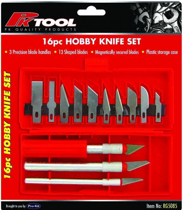 Precision Craft Knife, 13 Hobby Knife Set Stainless Steel Hobby Knives for DIY A