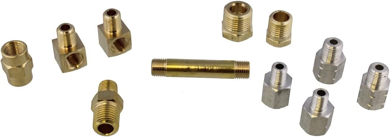 PRO 12pcEngine Oil Pressure Test Tool Kit Tester Gauge Diagnostic Auto Tools set