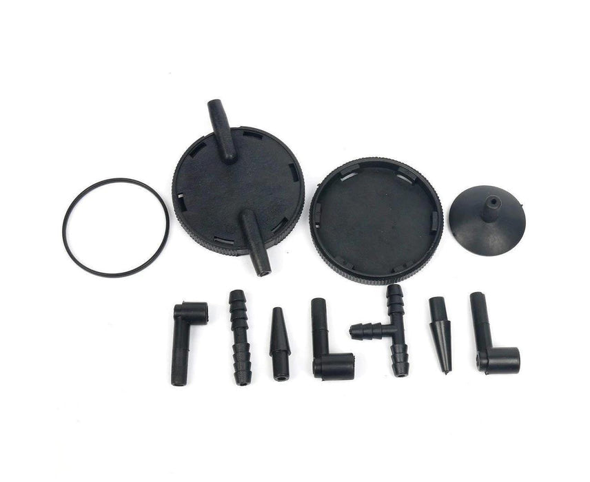 PRO 19pcHand Held Vacuum Pump Brake Bleeder Bleed test Tool Kit Jar Car Bike Set