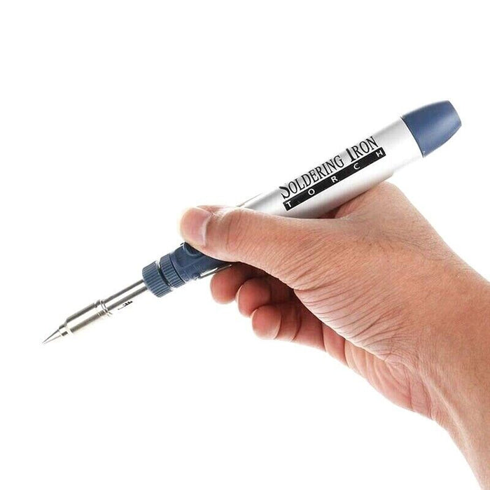 3In1 Gas Blow Torch Soldering Solder Iron Gun Butane Welding Pen Burner Cordless