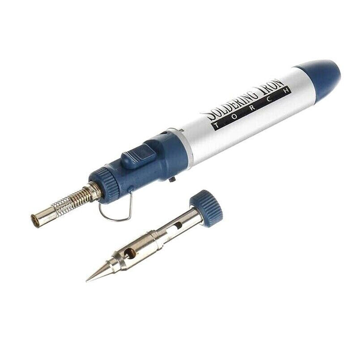 3In1 Gas Blow Torch Soldering Solder Iron Gun Butane Welding Pen Burner Cordless