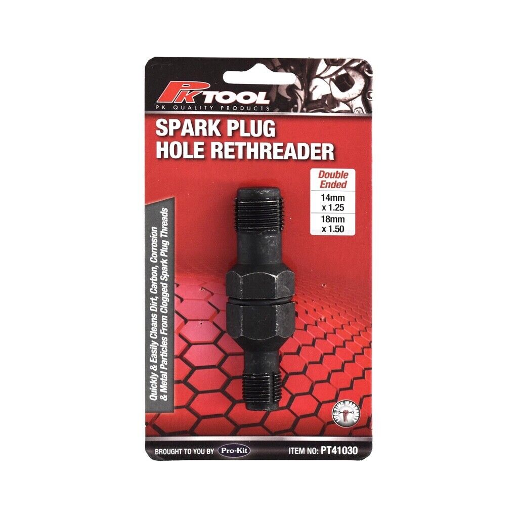 PK Tools Spark Plug Hole Re-Threader 14/18mm 1.5MM THREAD | FISHER DISCOUNT