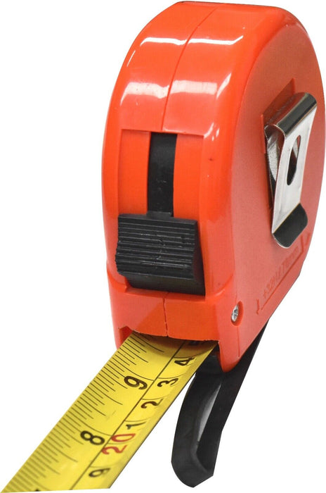PK TOOLS ® Tape Measure PRO 8m Metric Trade Full Size Tylon Quality 8Mtr