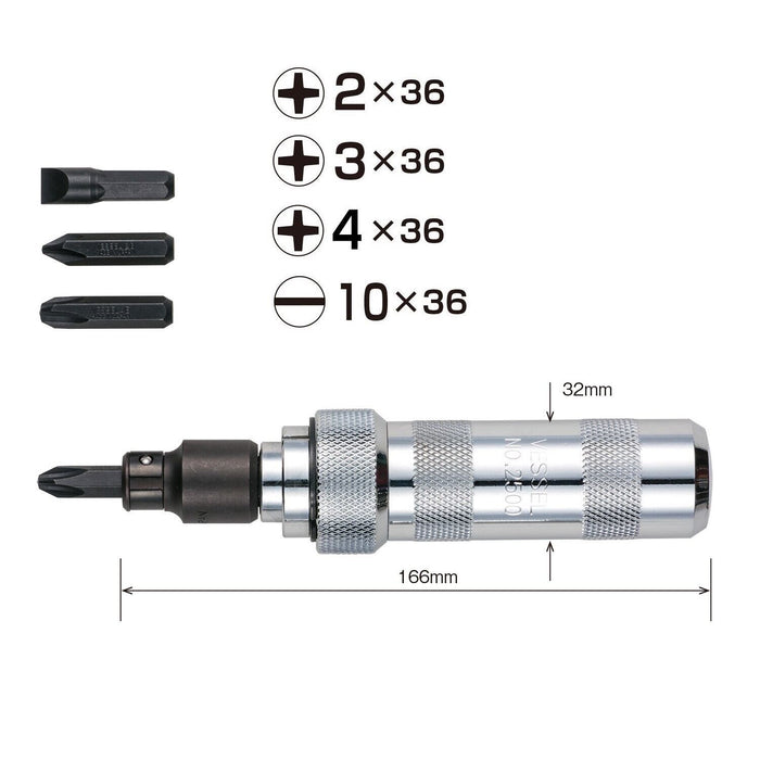 PKTOOL Impact Hand Screwdriver Driver Socket Set Phillips Hex Trox Star Flat Bit