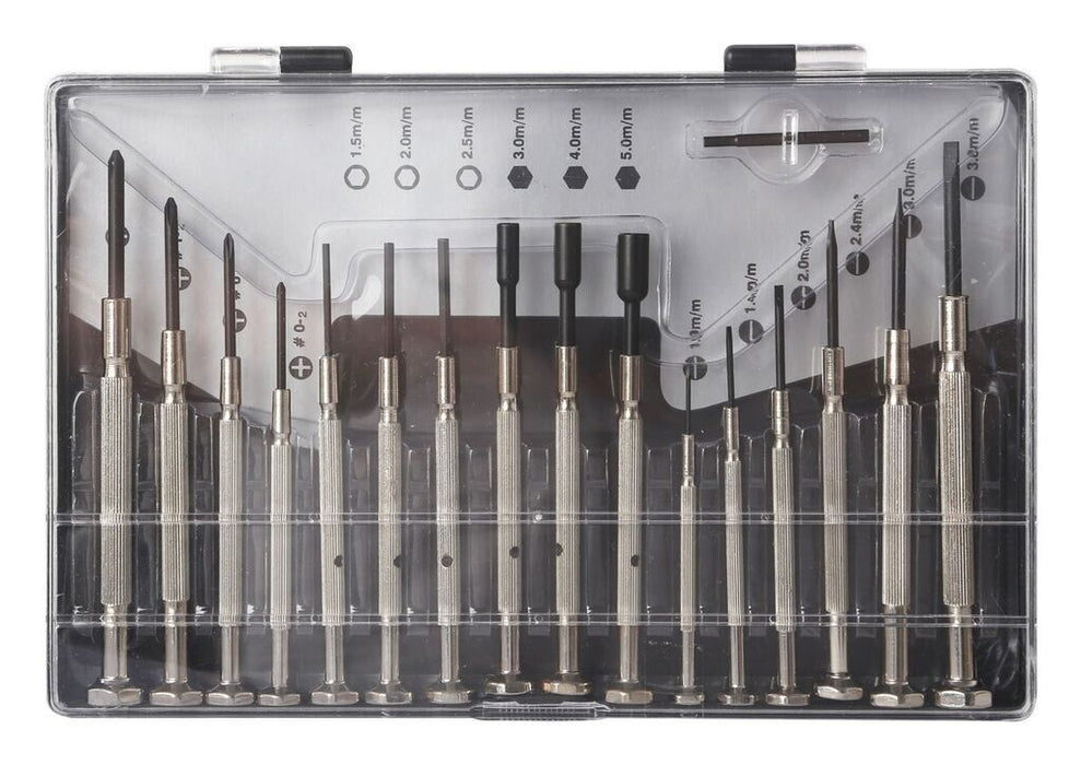 PK TOOLS 16PC Mini Precision Screwdriver Set Watch Jewelry Glasses Electronic