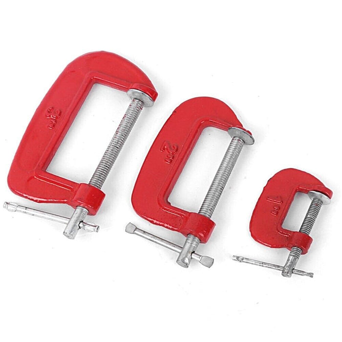 PK TOOLS G-CLAMPS - 3 pc. SET ( 1", 2", 3" INCH ) - BRAND NEW