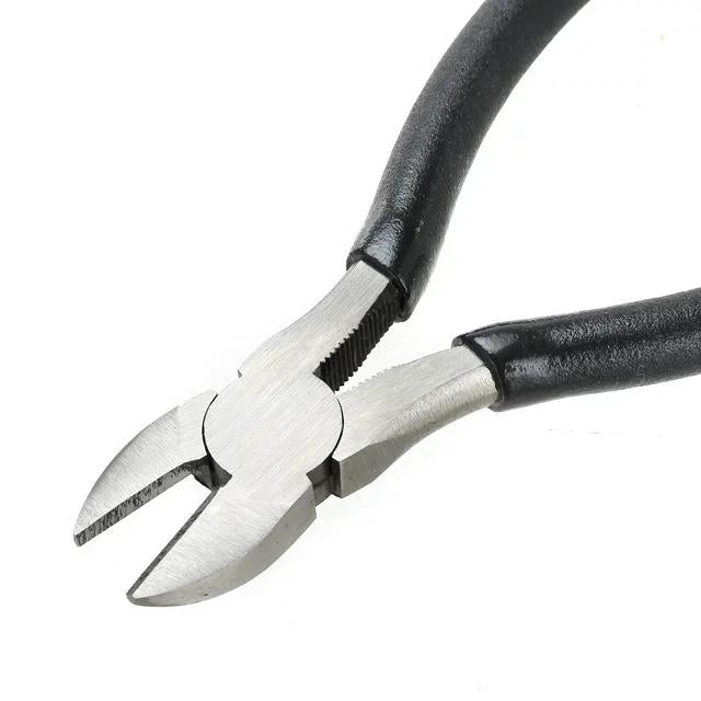 PK Tool 114mm 4-1/2 Inch Mini Side Cutter Plier - Spring Hinge with Cutting Edge