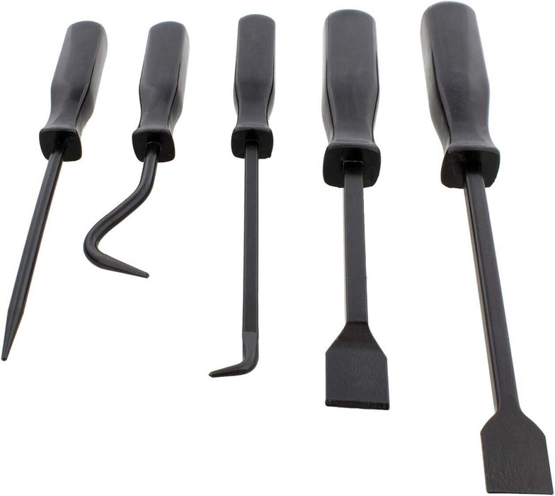 5PCS Pick Hook & Scraper Set Straight Pin Scratch Awl O-Ring Seal Gasket Remove