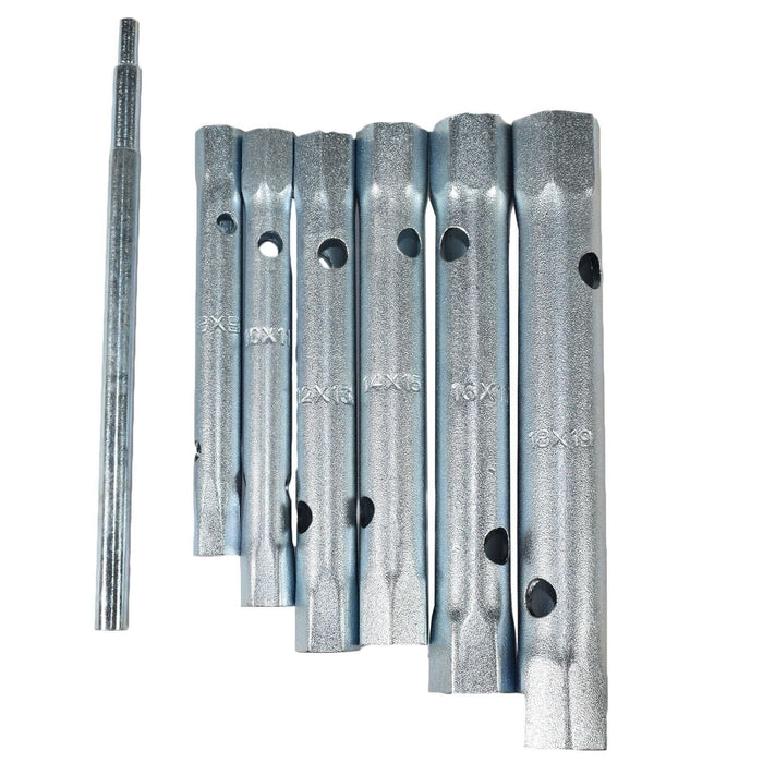 PK TOOLS 6PC Tube Bar Spark Spanner Set 8, 9, 10, 11, 12, 13, 14, 15, 16 & 17mm