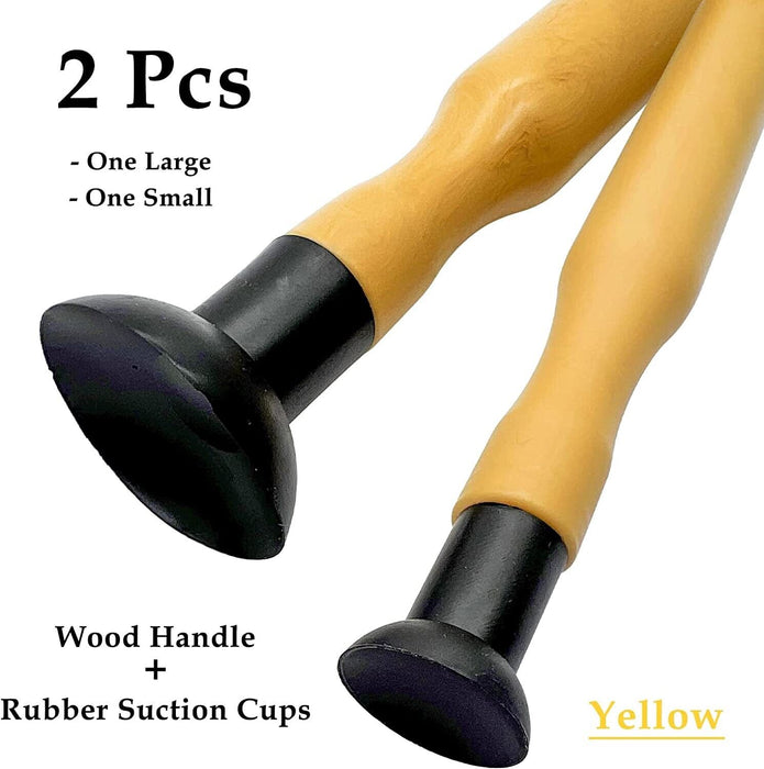 PK TOOLS 2PC 25 & 20mm Valve Lapper Set Hand Lapping Duel Neoprene Suction Cup