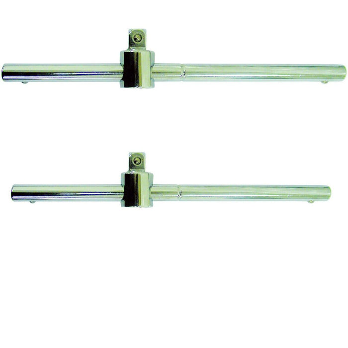 PK TOOLS  3/8 1/2" Drive Chrome Plated Sliding T Bar Socket Wrench Breaker bar